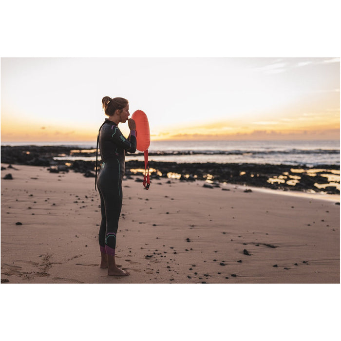 Zone3 Swim Safety Buoy Dry Bag Neon Orange 28L