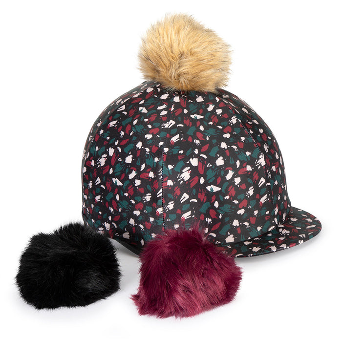 Shires Aubrion Switch It Pom Pom Hat Cover   Brushstrokes