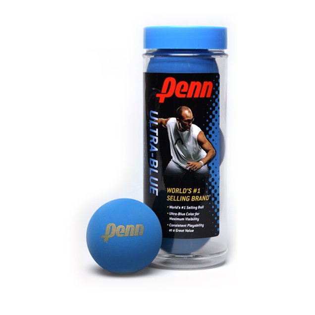 Penn Ultra Blue Racquetball Balls Tube 3