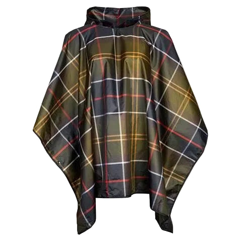 Barbour Tartan Showerproof Poncho - Classic Tartan