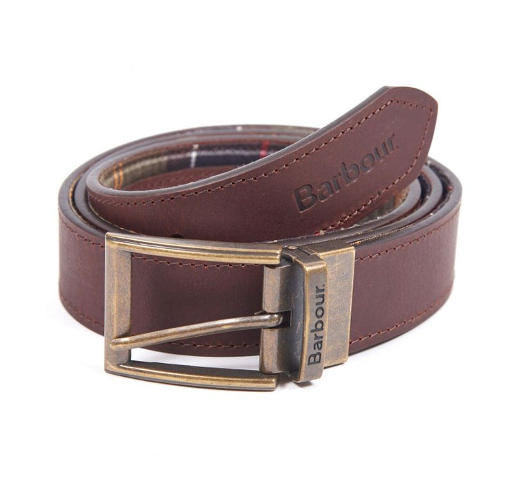 Barbour Tartan Leather Belt Classic