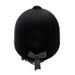 A black Champion CPX3000 Riding Hat with a bow on it.