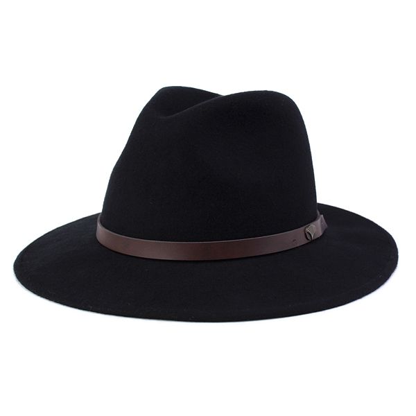 Christys' London Crushable Wool Felt Safari Hat - Black