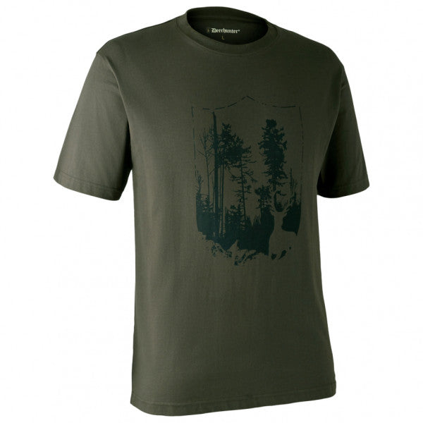 Deerhunter T Shirt With Shield   8384