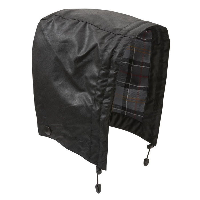 Barbour Waxed Cotton Hood- Black