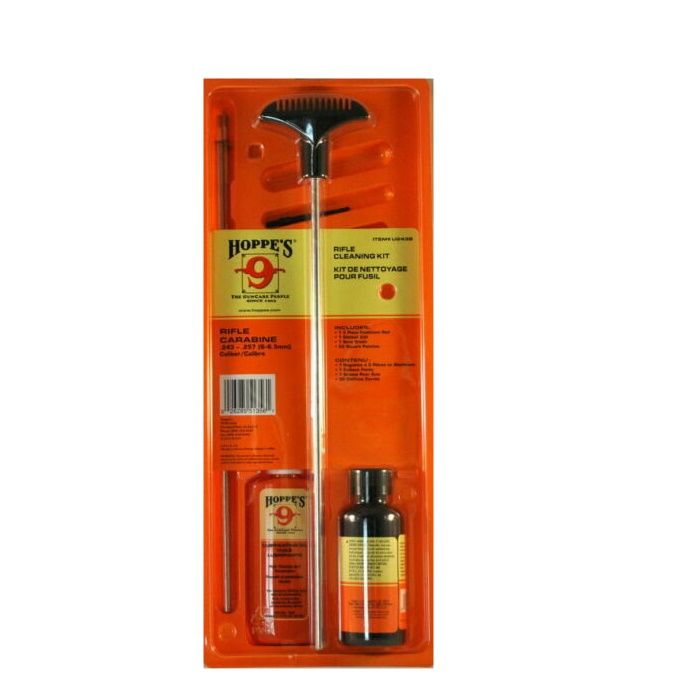 Hoppes's Rifle Cleaning Kit .243-257 (6-6.5mm)