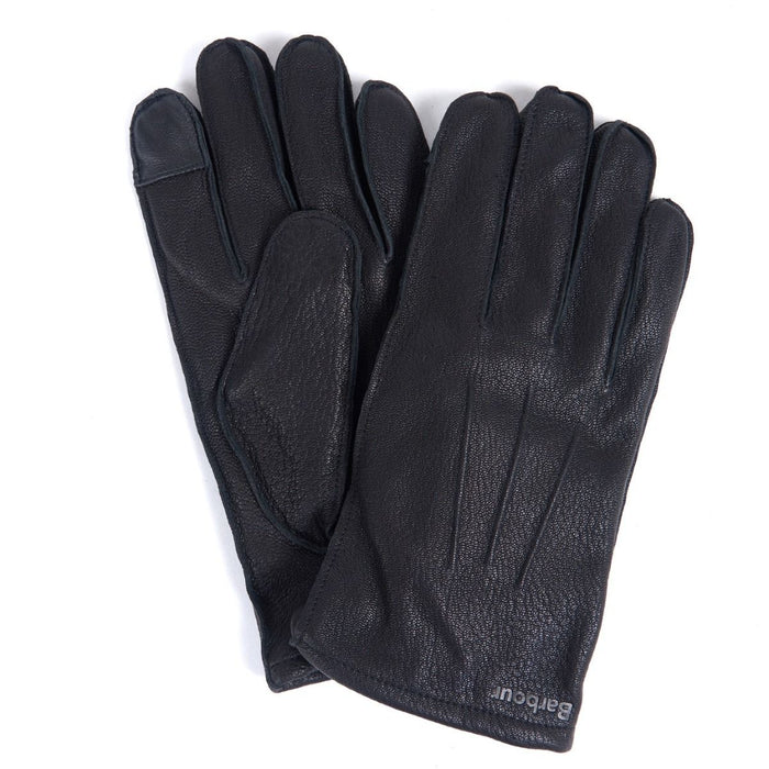 Barbour Bexley Leather Gloves Black