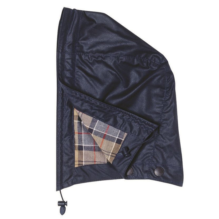 Barbour Waxed Cotton Hood - Navy