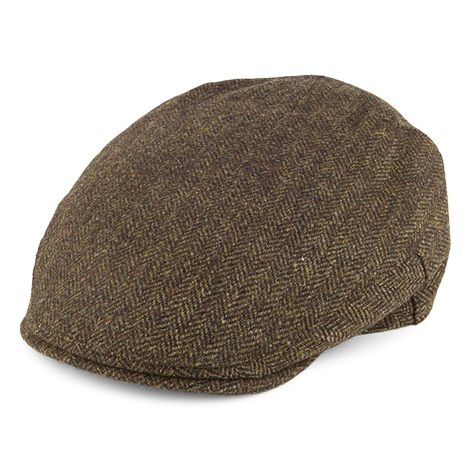 Christys' London Balmoral Tweed Flat Cap 506