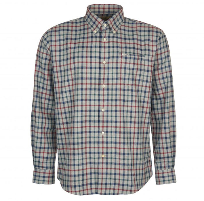 Barbour Coll Thermo Shirt- Grey / Marl