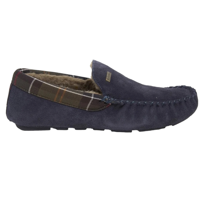 Barbour Monty Mens Slippers - Navy